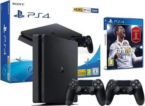 Imagen 2 de 2 de Playstation Ps4 Pro. Fifa21 + 2 Controles. Nuevos Y Sellados