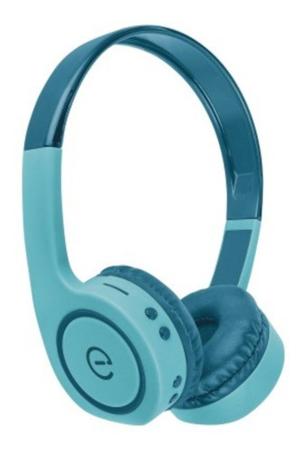 Audífonos Perfect Choice On-ear El-99528 Bluetooth Celes /v Color Celeste