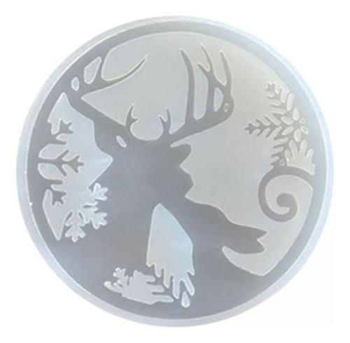 6 Posavasos Navideños Modelo Bandeja Decorativa Adorno Para
