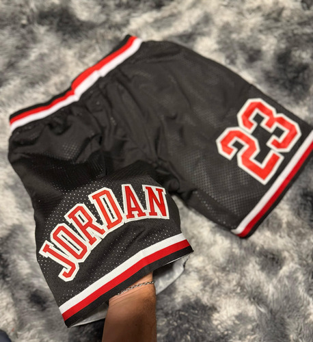 Short Nba Chicago Bulls Talle Xl Negro Xl
