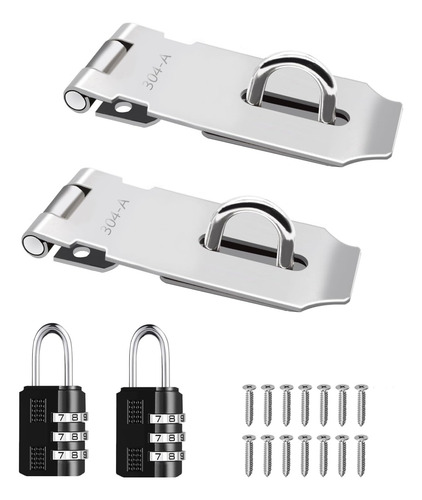 Cerraduras De Puerta De Acero Inoxidable 3 Pulgadas