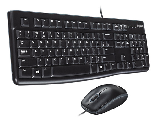 Combo Teclado Y Mouse Logitech Usb Mk120