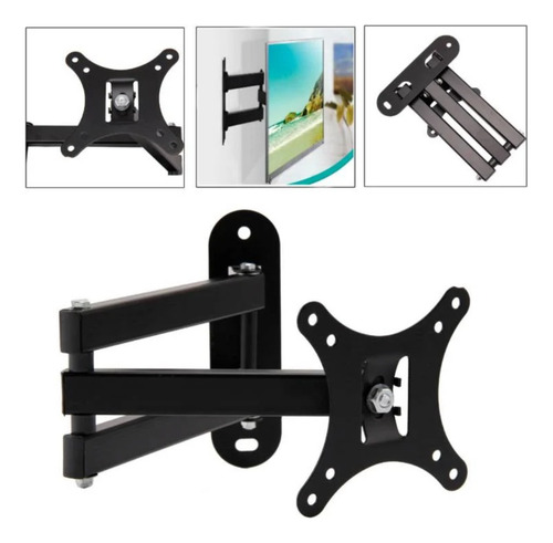 Rack De Tv Lcd Led Oled Monitor Soporte Universa Móvil Metal