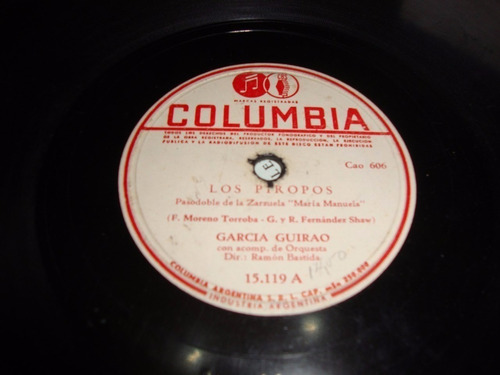 Pasta Garcia Guirao Columbia C88