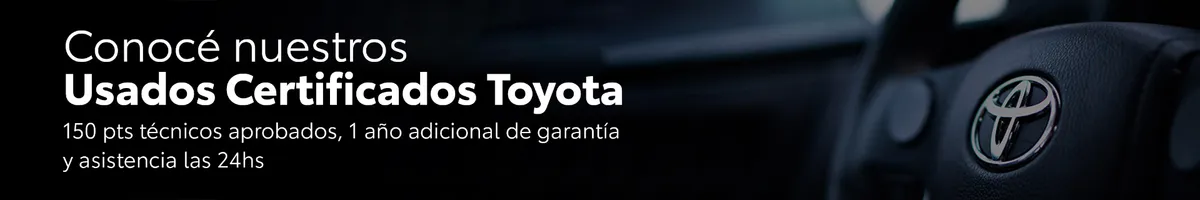 Conocé nuestros Usados Certificados Toyota