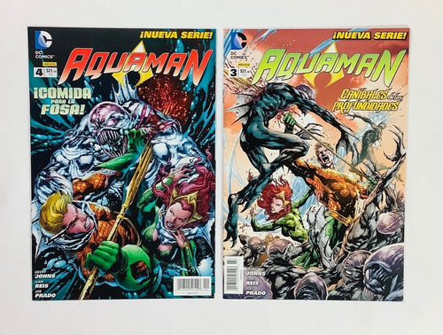 Aquaman Johns Reis Editorial Televisa 6 Números Lote (Usado)