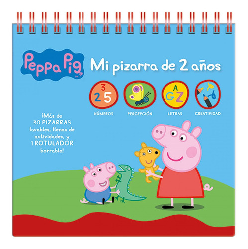 Libro Peppa Pig - Mi Pizarra De 2 Años