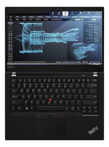 Laptop Lenovo P43s 14 Core I7-8 48gb Y 980gbssd+nvidia P520 (Reacondicionado)