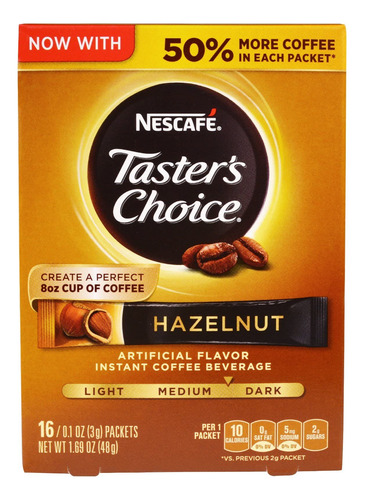 Nescaf, Taster's Choice - Bebida De Caf Instantneo, Avellana