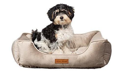 Cama De Lujo Para Perros Modern Threads - Cómodo Cojín De Te