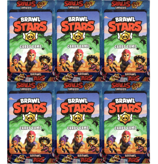 Kit 200 Cards Brawl Stars 50 Pacotes Cartinhas Bafo Mercado Livre - carta de brawl stars