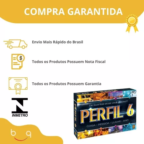 JOGO PERFIL 6 – O CLÁSSICO JOGO DAS DICAS – GROW – 02960