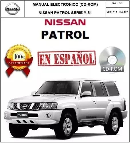 Manual Taller Original Nissan Patrol Y61 95 06