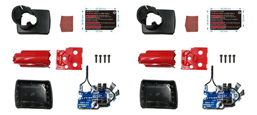 Paquete De 2 Etiquetas De Placa De Circuito Pcb Con Caja De