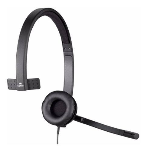 Imagen 2 de 7 de Auricular Usb Logitech Mono H570 Con Microfono Headset
