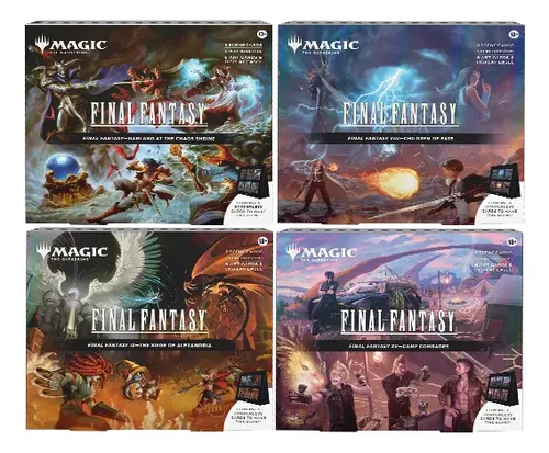 MTG FINAL FANTASY シーンボックス 　英語版　4種 Pacote Scene Box Magic: The Gathering Final Fantasy X4 | Frete grátis