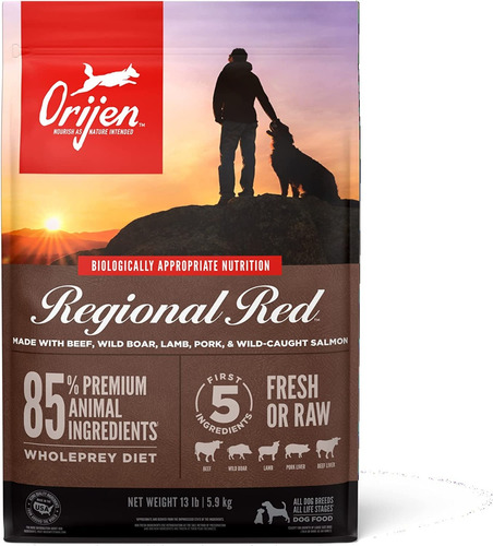 Alimento Para Perro Orijen Dry Dog Regional Red Recipe 5.9kg