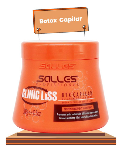 Botox Btx Capilar Clinic Liss Salles Profissional 300g