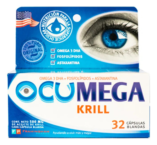 Ocumega Krill Capsulas Blandas X 32