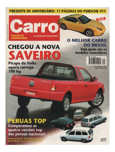 Carro Nº49 Vw Saveiro Porsche 911 Parati Gls Escort Sw Glx