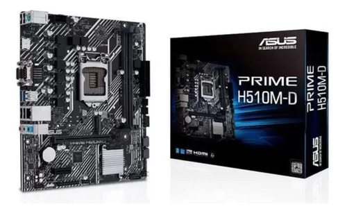 Placa Mãe Asus Prime H510m-d Intel Lga 1200 Ddr4 Vga Hdmi