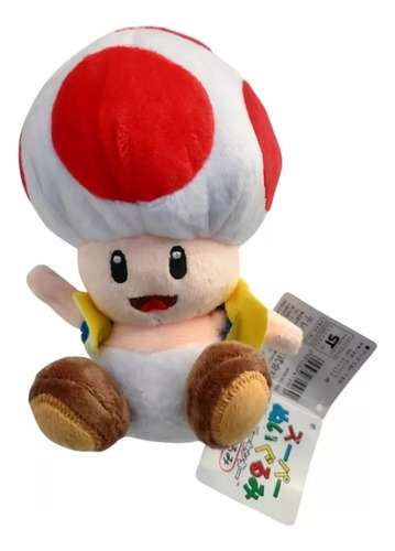 Peluche Toad Rojo De 17 Cm Nintendo Mario Bros Envio Gratis