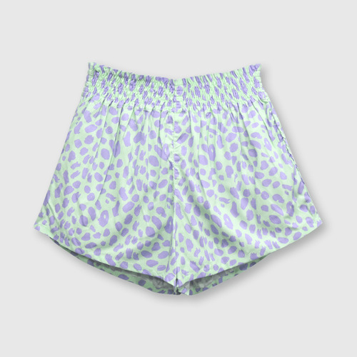 Short De Niñas Relajado Light Green (2 A 12 Años)