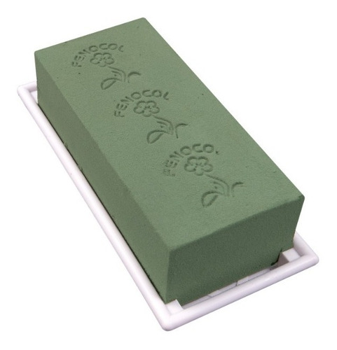 Imagen 2 de 3 de Caja De Porta Espuma Floral De 1 Bloque