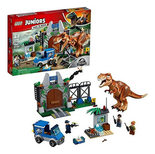 Lego Juniors / 4 + Jurassic World T.rex Breakout 10758
