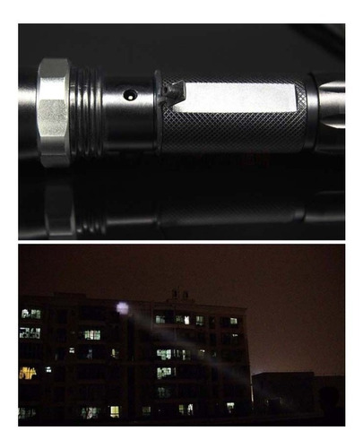 Imagen 7 de 10 de 5 Unidades Linterna Tactica Led Zoom Recargable Cargador Usb