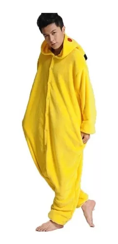 Pijama Kigurumi Fantasia Pikachu Amarelo Pokemon Adulto P, Produto  Masculino Kigurumi Usado 91301513