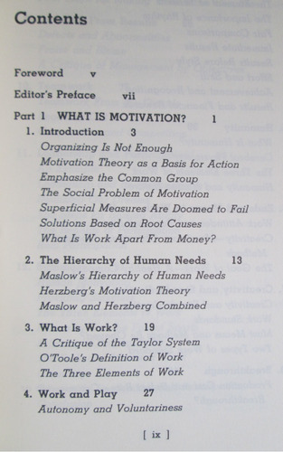 Human Motivation Yoshio Kondo (Usado)