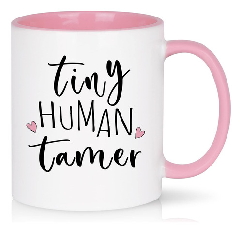 Cabtnca Teacher Mug, Daycare Teacher Gifts, Tiny Human Tamer