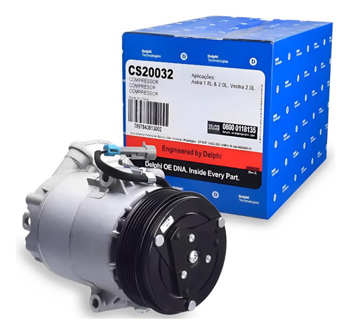 Compressor De Ar Condicionado Gm Vectra 2.0 2006 A 2012