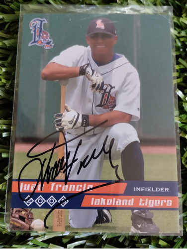 2005 Grandstand Cards Juan Francia #12 Autografiada 