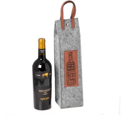 Bolsa De Vino De Fieltro Wines Of The World Con Detalle...