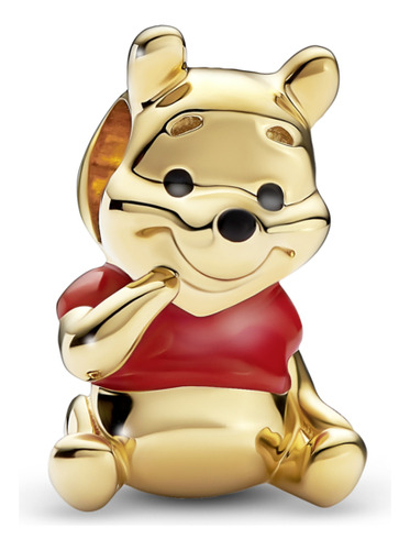 Charm De Disney Oso Winnie The Pooh Color Dorado