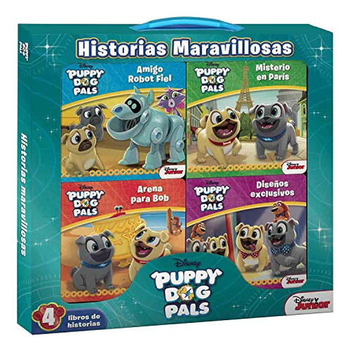 Historias Maravilosas - Puppy Dog Pals 4 Libritos  - Disney