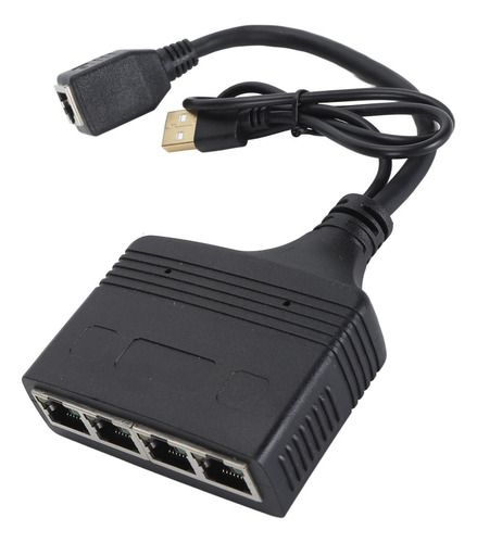 Divisor De Internet Rj45 De 1 A 4 Salidas Gigabit Ethernet 1