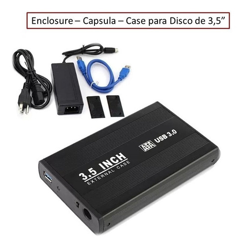 Enclosure 3.5  Hdd - Case Externo Para Disco Duro