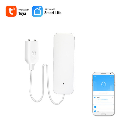 Alerta De Sensor De Fuga De Agua Wifi Con Aplicación Para Se