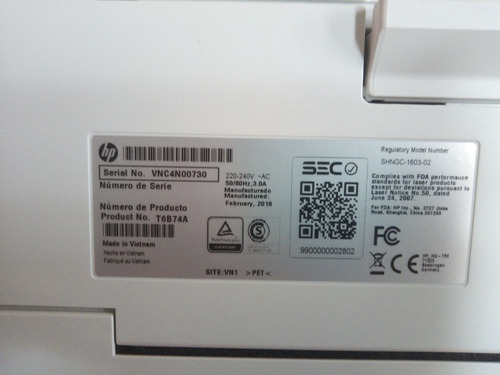 Impresora Hp Multifunción Color Laserjet Pro Mfp M180nw