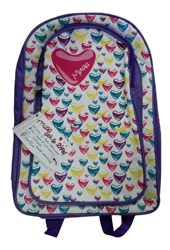 Mochila Espalda Muua Corazon Amoamisjuguetes