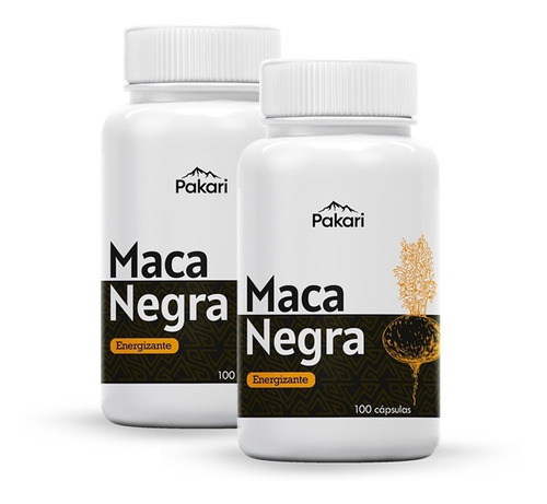 Pack Maca Negra En Cápsulas - Pakari