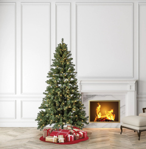 Árbol De Navidad Artificial De Abeto Duncan Preiluminado