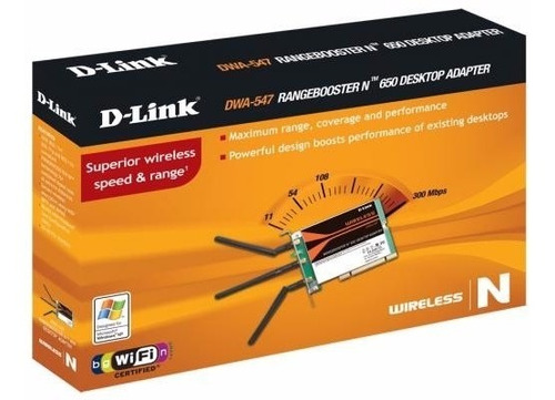 Dlink Dwa-547 Wireless Network Adapter 11g/11n, Pci Wifi