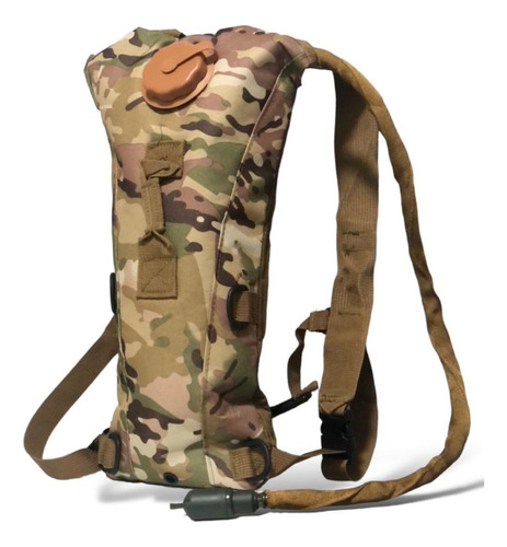 Mochila KMS Camelback cor camuflado 3L