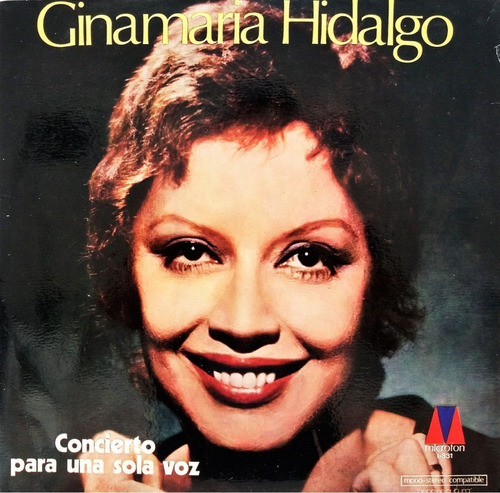 Ginamaria Hidalgo - Concierto Para Una Sola Voz Lp 