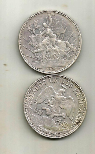 Moneda De Un Peso Caballito 1910 Excelente Condicion