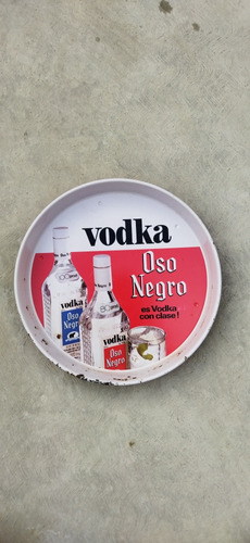 Charola Vodka 90s 33cm Circunferencia(